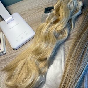 Remy hair extensions. Sold together or contact me about individual sale.